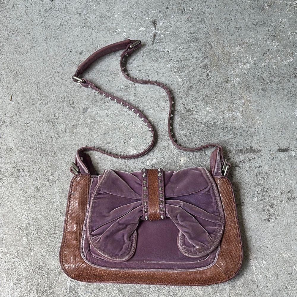 3.1 Phillip Lim purple velvet bag